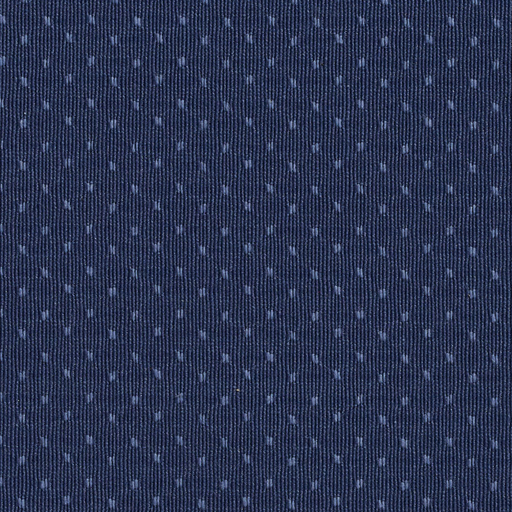 Sapphire Blue and Light Blue Small Dot Pattern Damask Upholstery Fabric