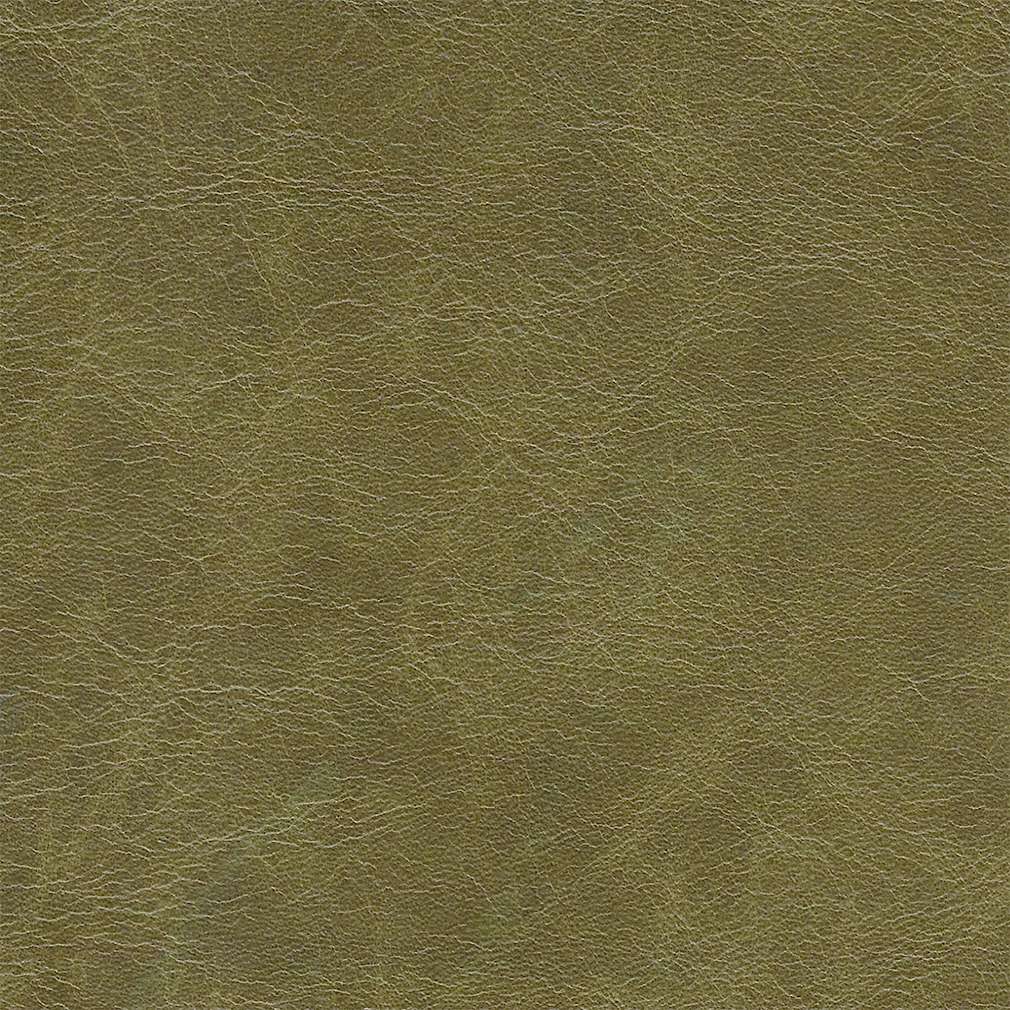 Olive Green Leather Grain 100% Genuine Leather Upholstery Fabric