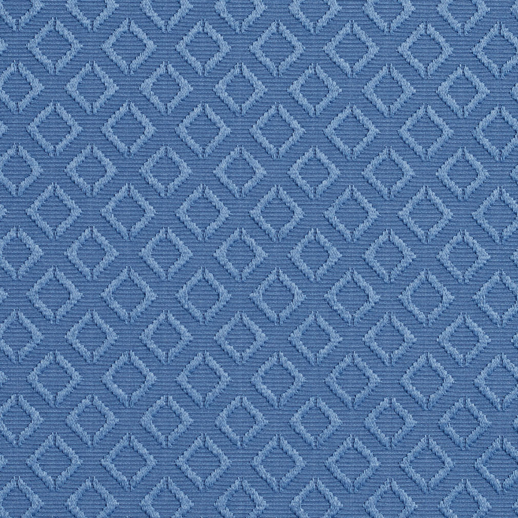 Light Blue Decorative Small Raised Diamond Brocade Jacquard Upholstery