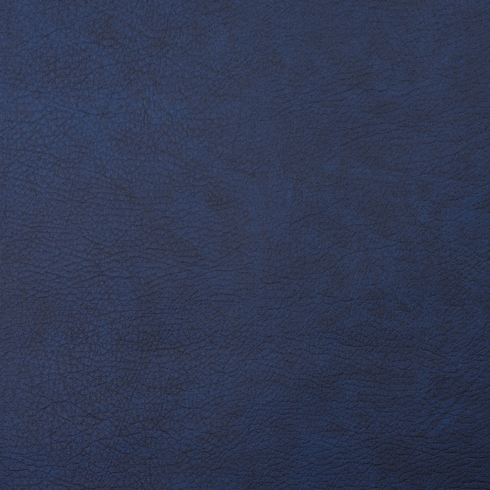 Navy Blue Leather Grain Vinyl Upholstery Fabric by the yard K9212