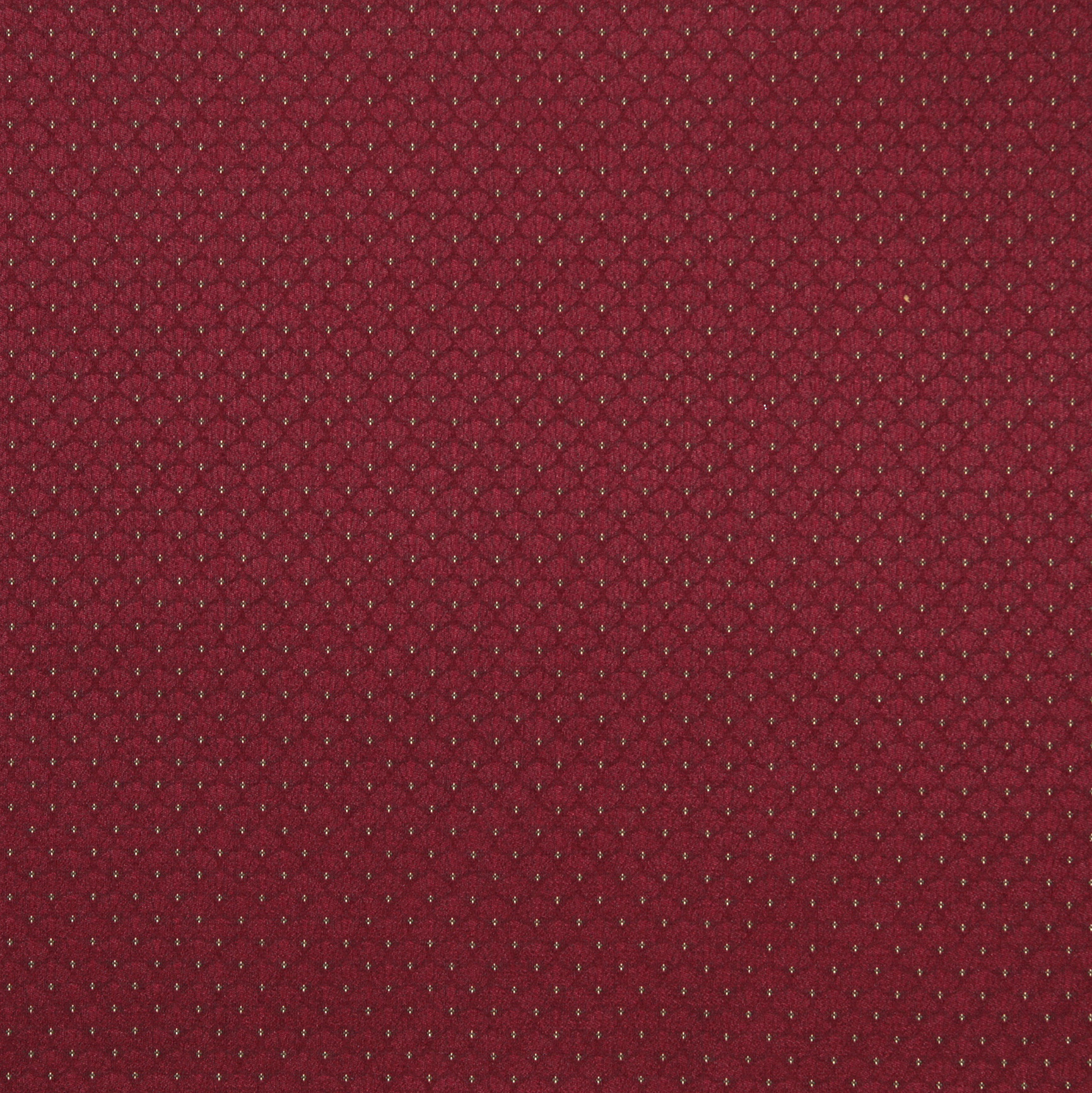 Burgundy Wine Red Small Scale Shell Oriental Fan Upholstery Fabric