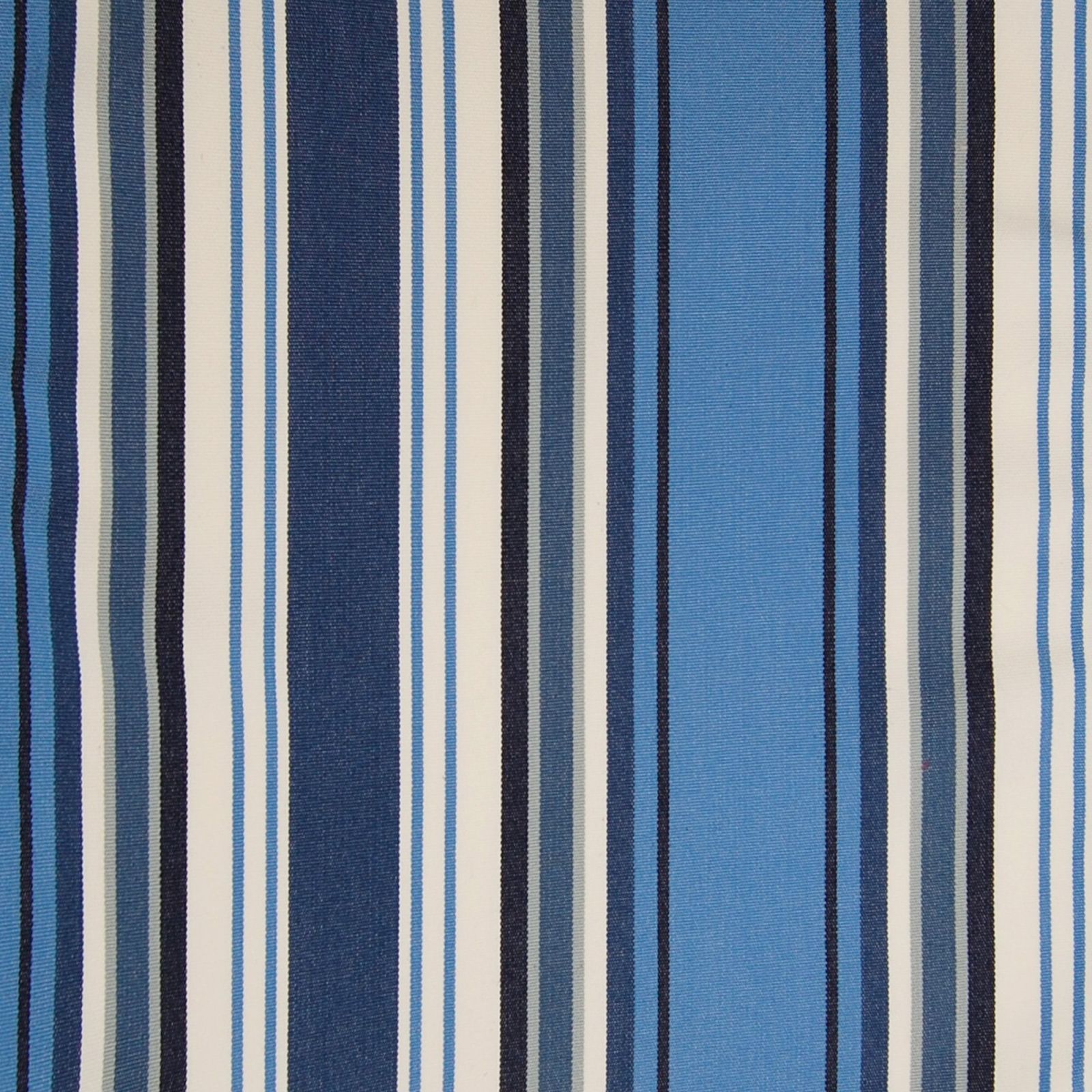 Nautical Blue Stripe Outdoor Upholstery Fabric