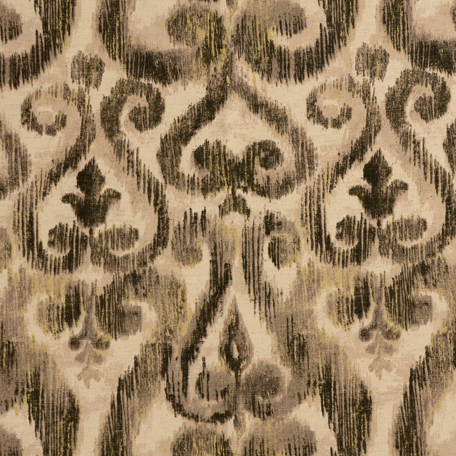 Sivas Ikat Jacquard Persian Red/Grey Curtain/Craft/Upholstery Fabric