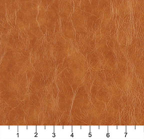 Saddle Brown and Beige Distressed Leather Hide Look Soft Vinyl Upholstery Fabric 